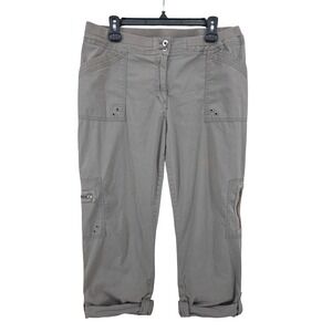 Chicos Cargo Crop Pants Size 2.5